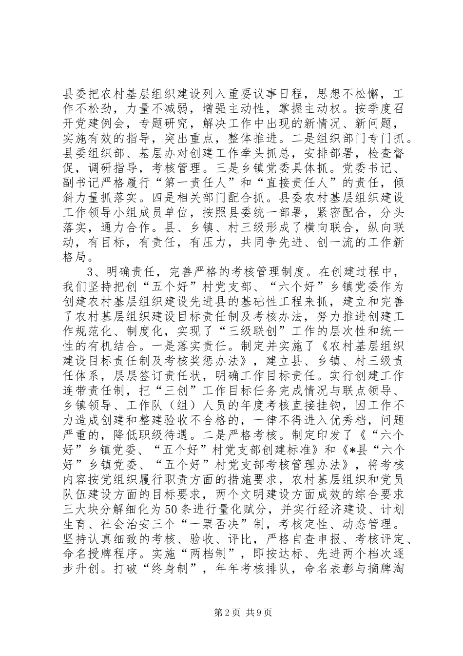 2024年农村基层组织建设实践与思考_第2页