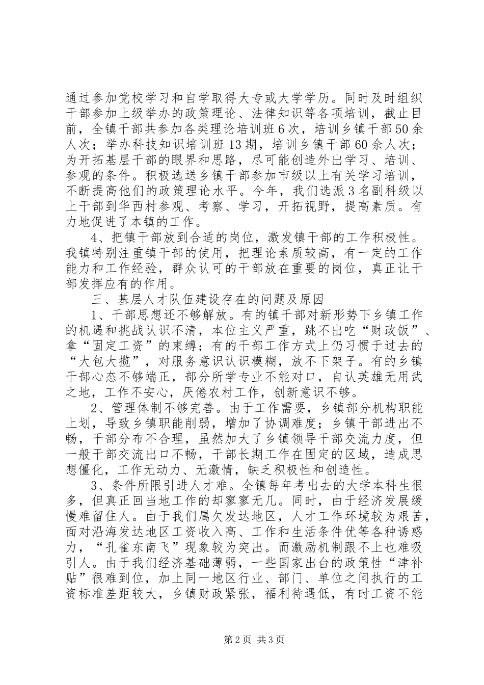 2024年农村科技创新人才队伍建设情况的调研报告_第2页