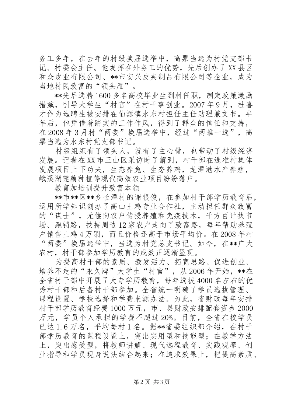 2024年农村领头雁创新机制促致富先进事迹_第2页
