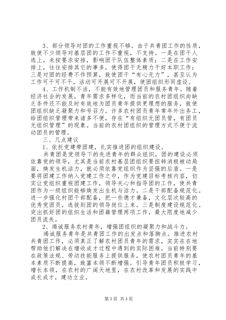 2024年农村青年组织调查汇报_第3页