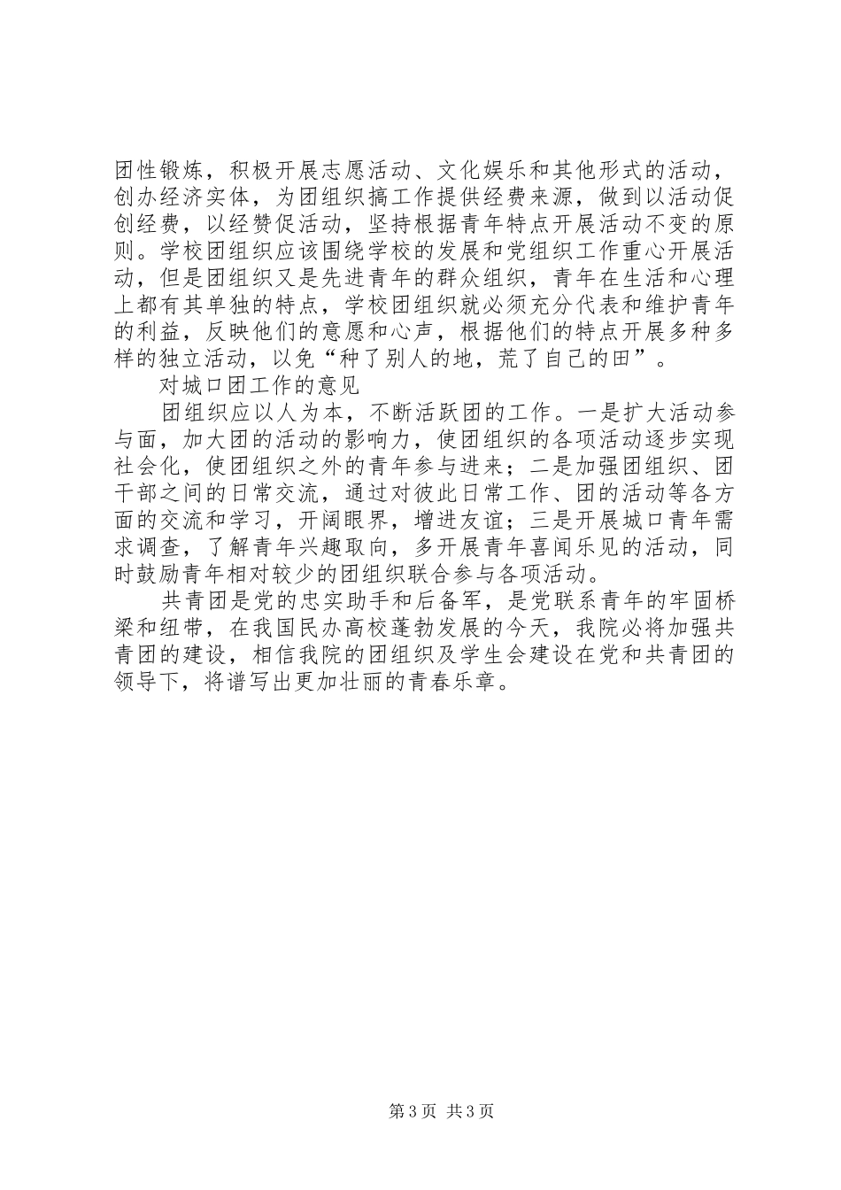 2024年民办校团组织建设经验汇报_第3页