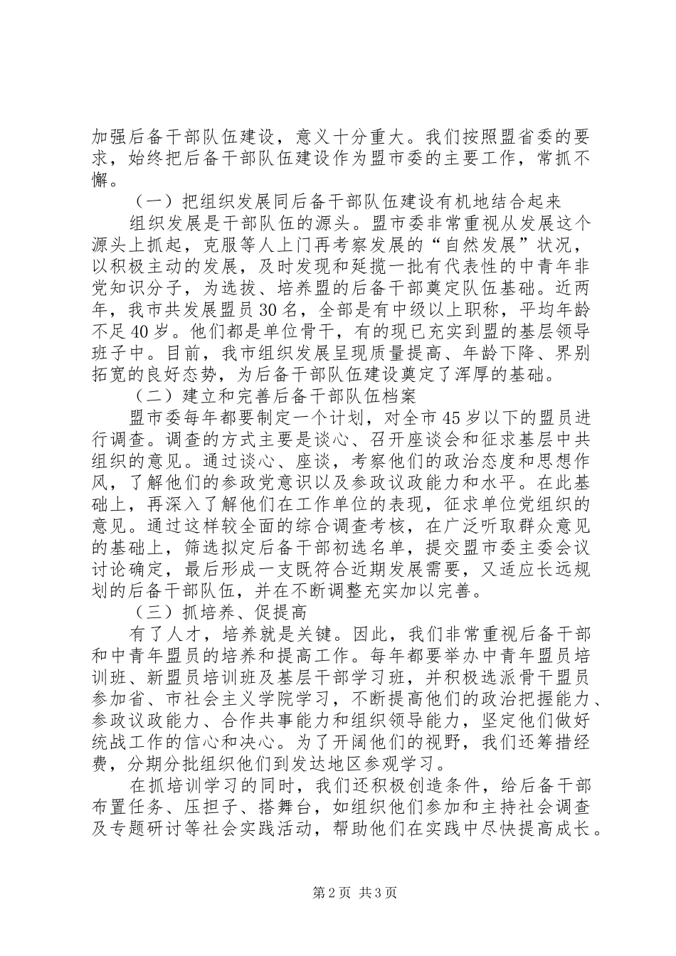 2024年民盟组织工作小结_第2页