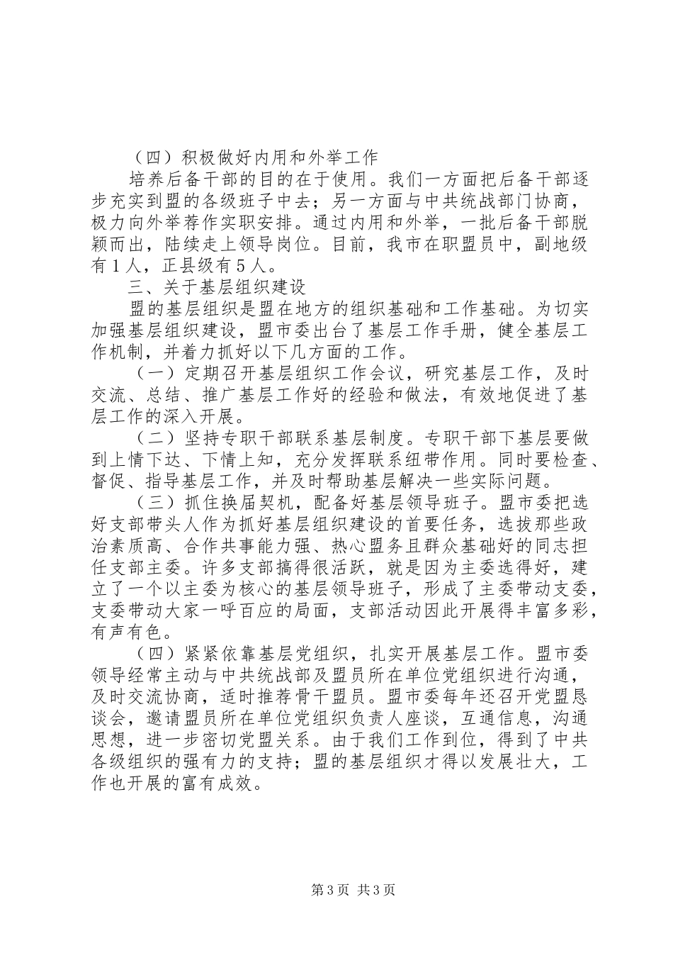 2024年民盟组织工作小结_第3页