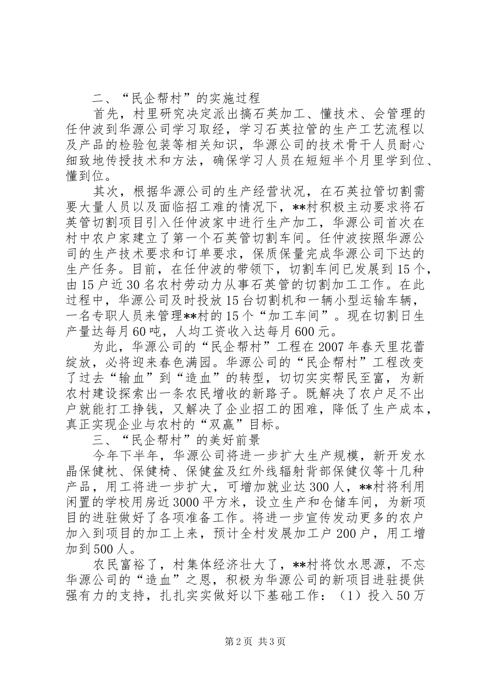 2024年民企帮村硅业交流材料_第2页