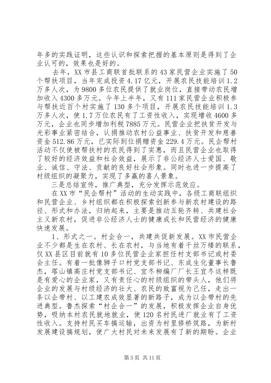 2024年民企帮村活动调研报告_第3页