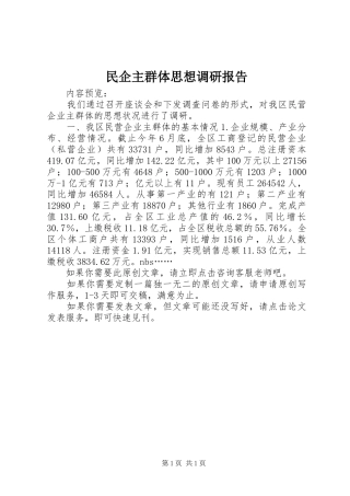 2024年民企主群体思想调研报告