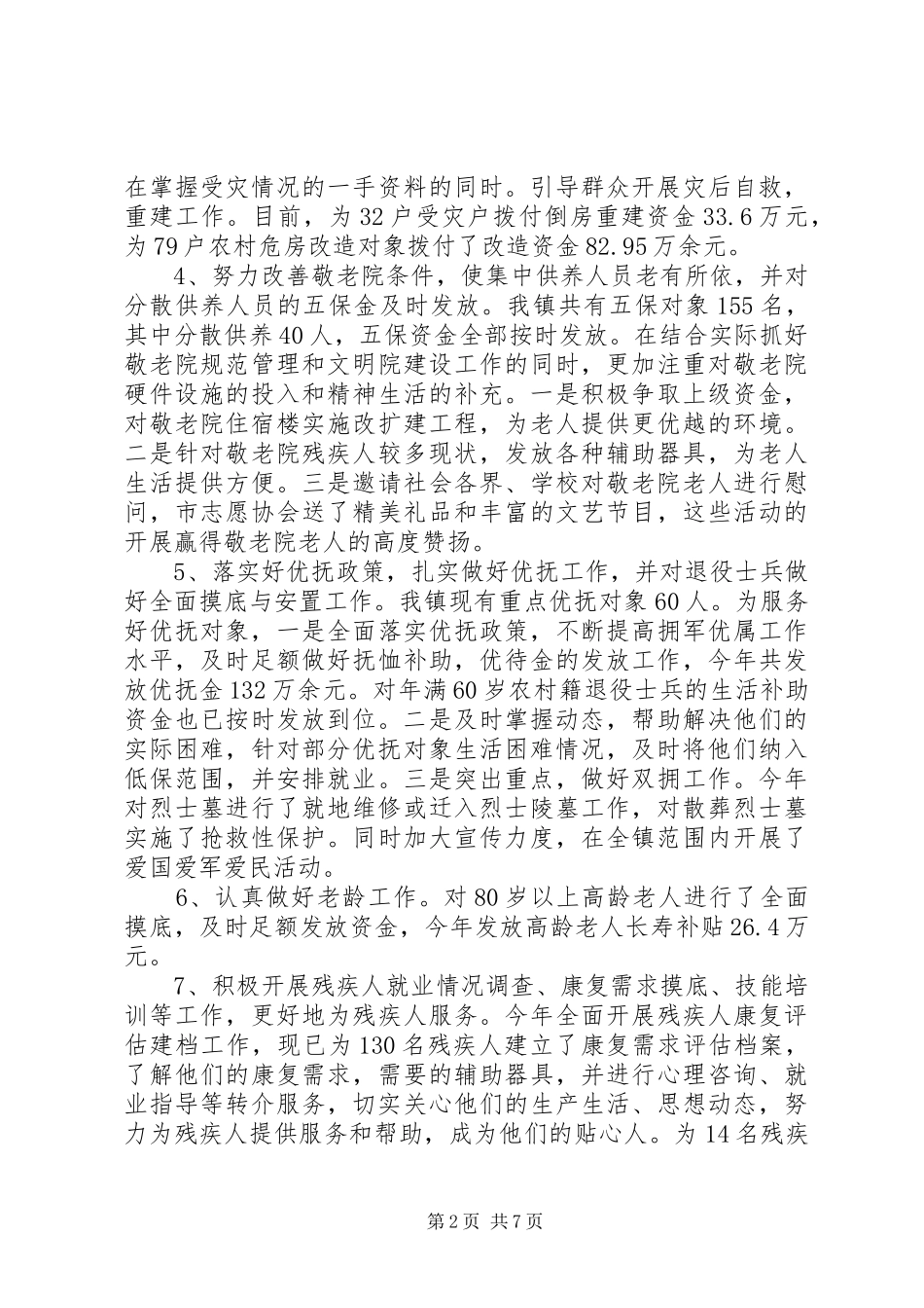 2024年民生办工作总结_第2页