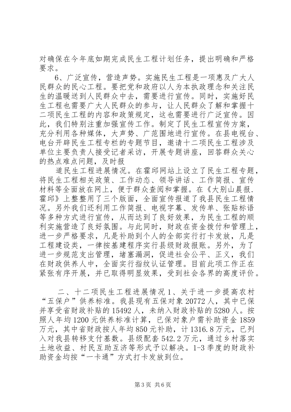 2024年民生工程工作总结_第3页
