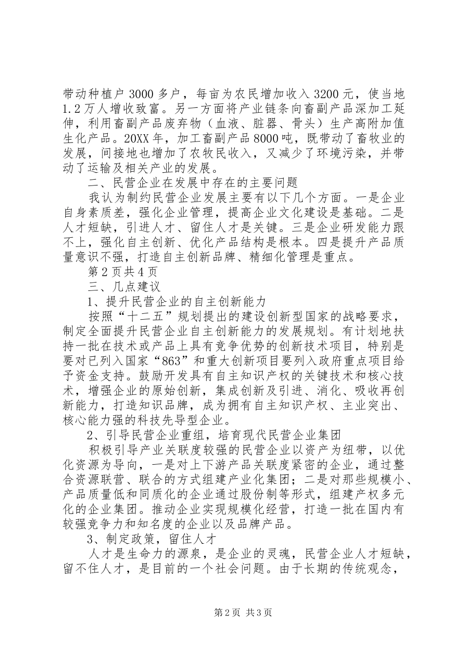 2024年民营经济发展情况汇报材料_第2页