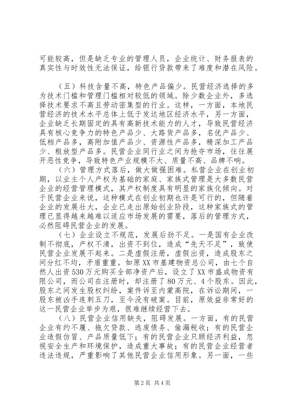 2024年民营经济发展问题思考_第2页