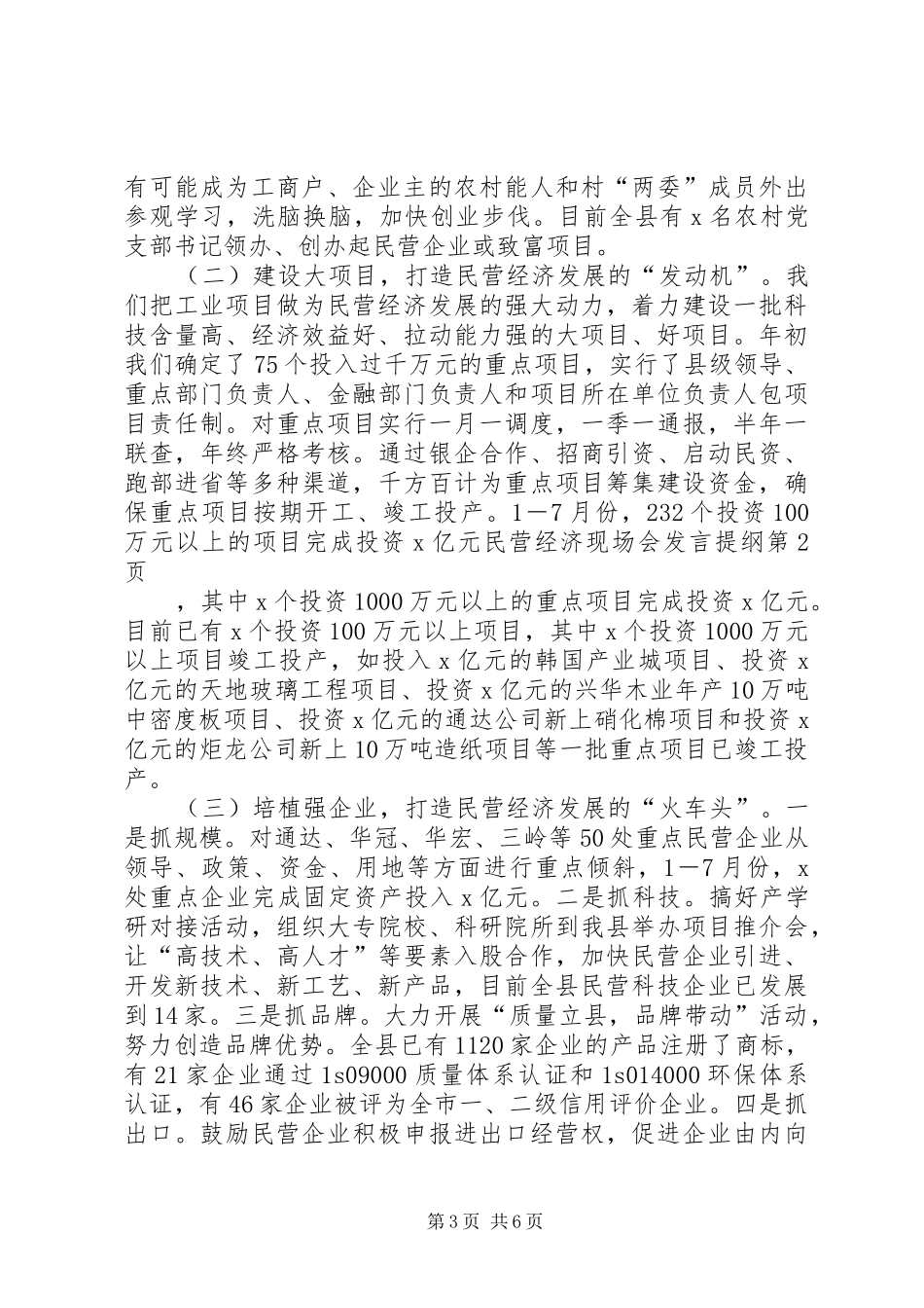 2024年民营经济现场会讲话提纲_第3页