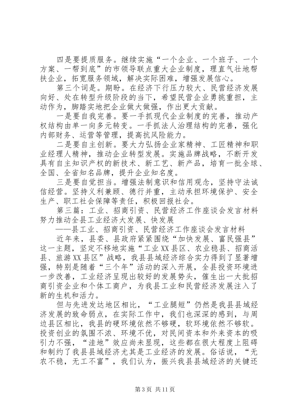 2024年民营经济座谈会讲话_第3页