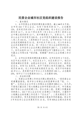 2024年民营企业城市社区党组织建设报告