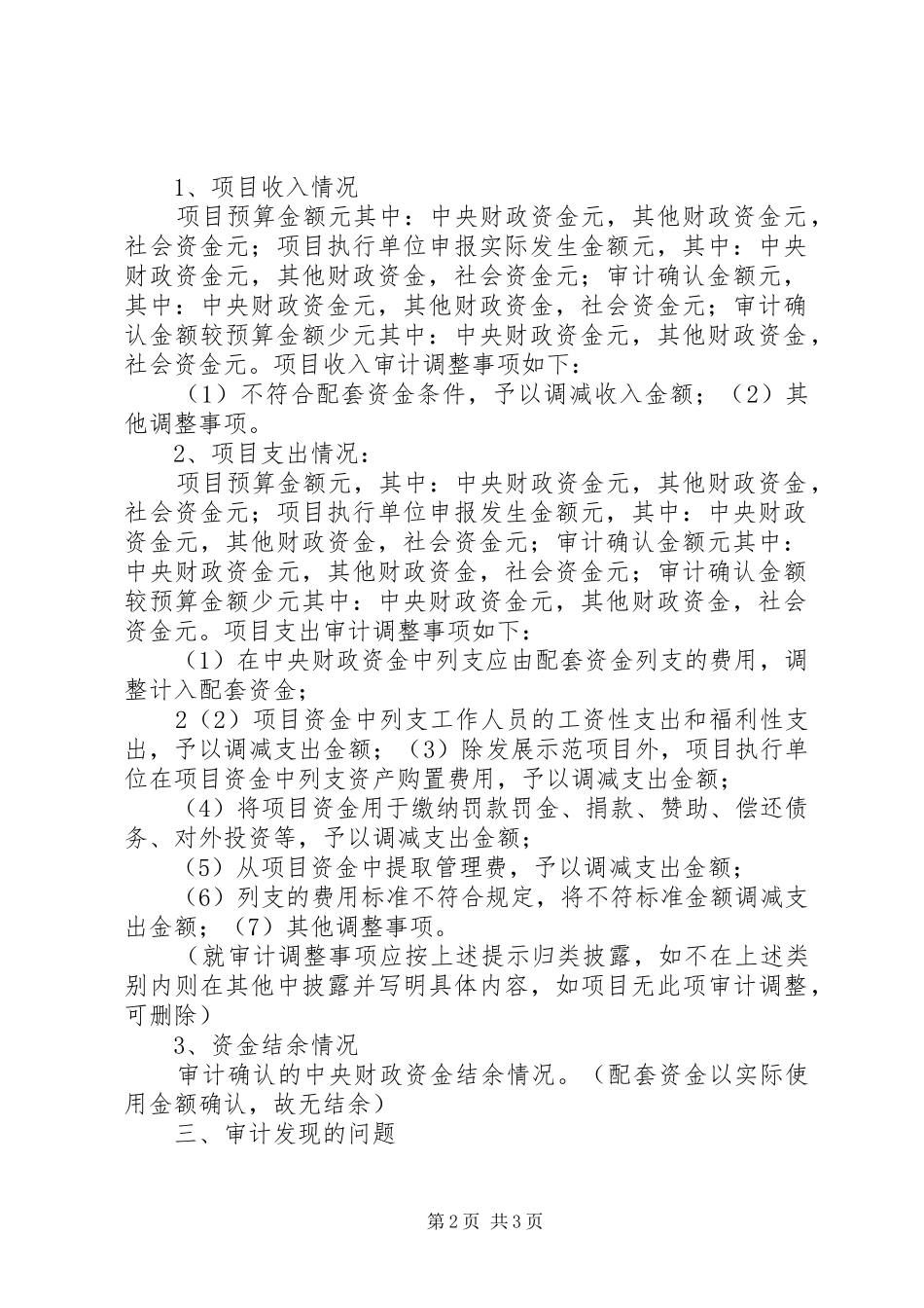 2024年民政部社会服务项目审计报告_第2页