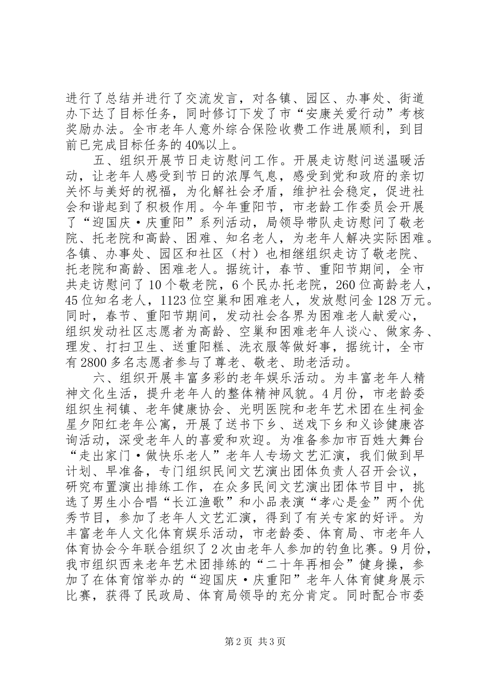 2024年民政局老龄科工作总结_第2页