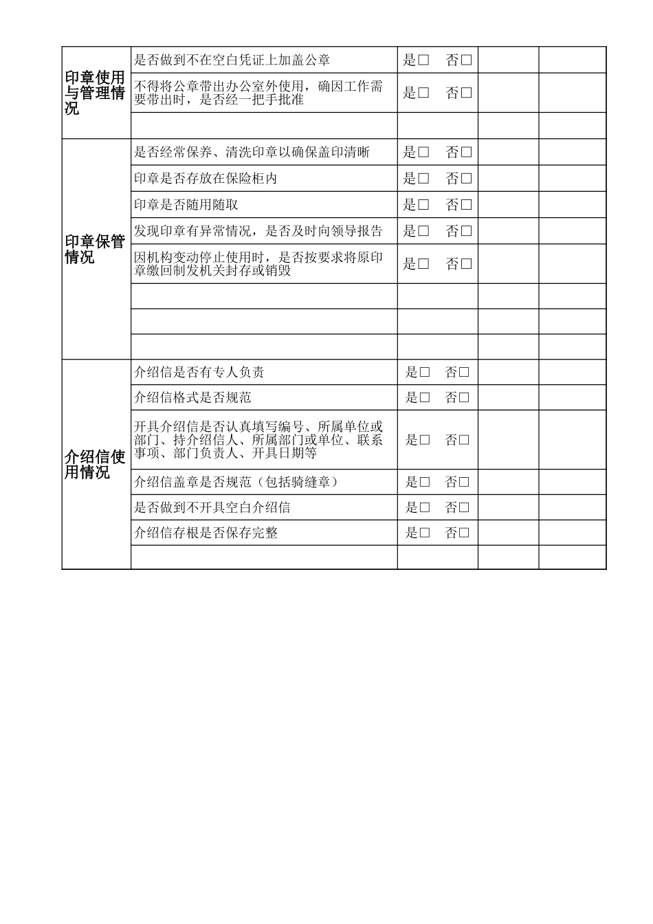 第六章  《印信使用与管理工作》评估单_第2页
