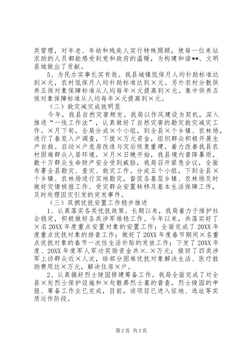 2024年民政局年度工作总结_第2页