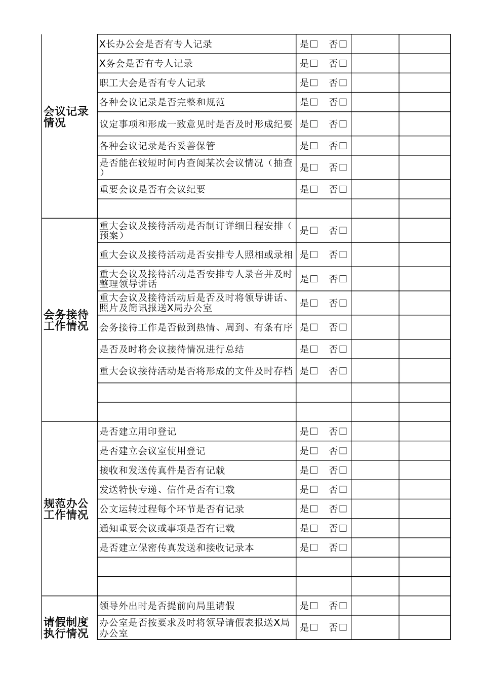 第一章　《办公室日常工作》评估单_第2页