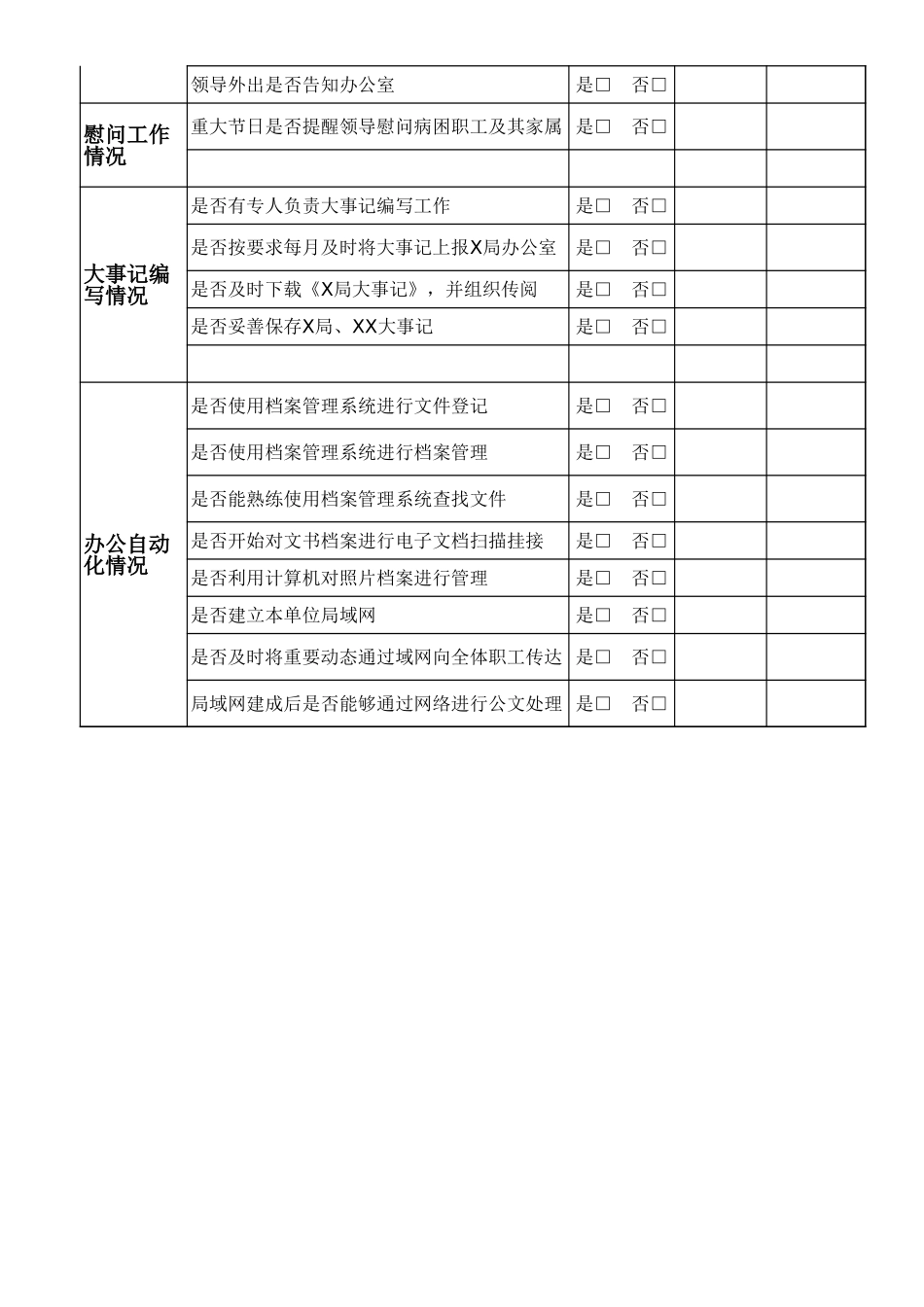 第一章　《办公室日常工作》评估单_第3页
