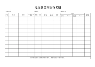 附件11预审花名册