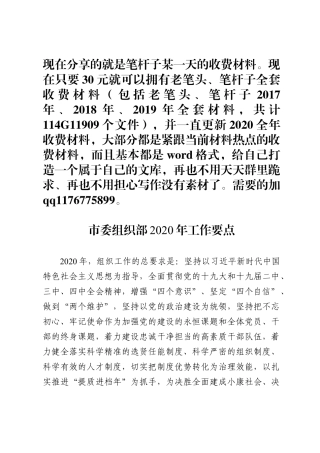 大组织工作要点范文