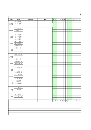 活动排期表 (1)