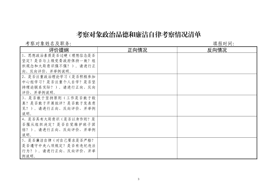 考察评价清单四项_第3页