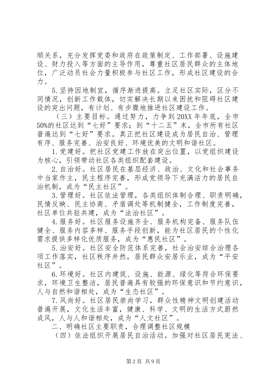 2024年民政局社区建设工作意见_第2页