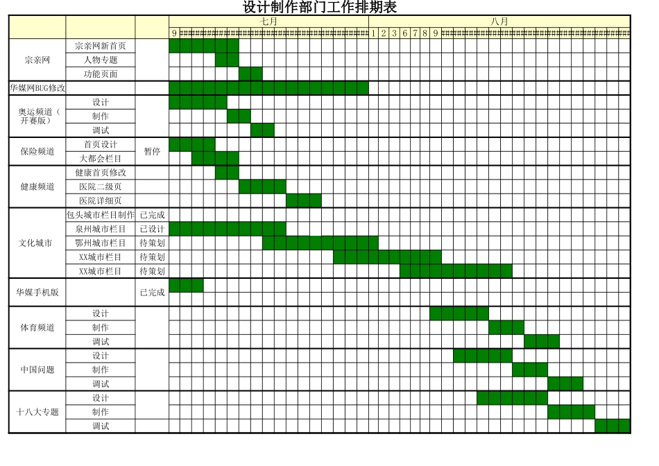 设计制作排期表_第1页