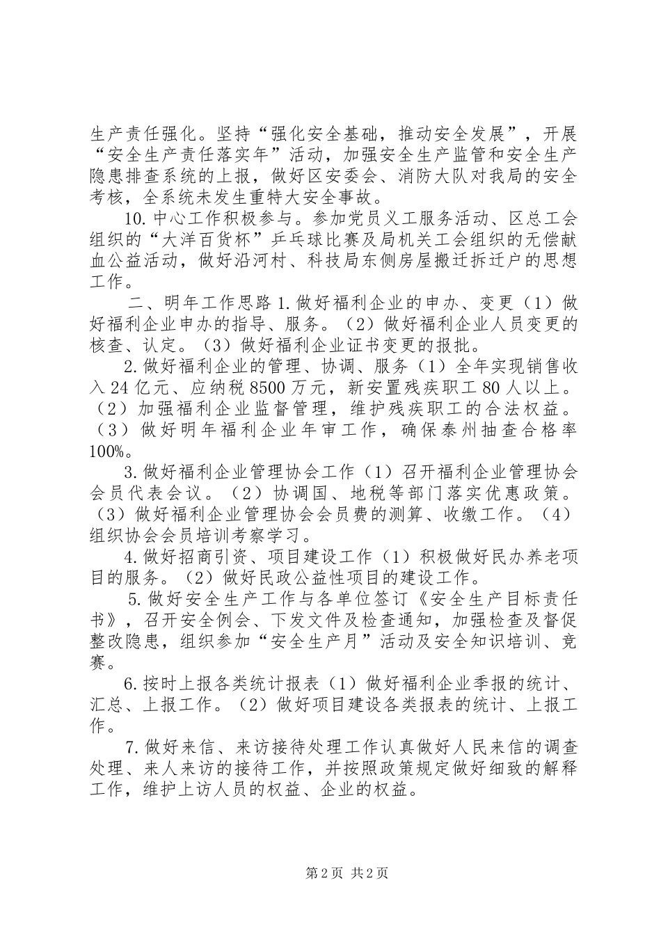 2024年民政局招商办年度工作总结_第2页