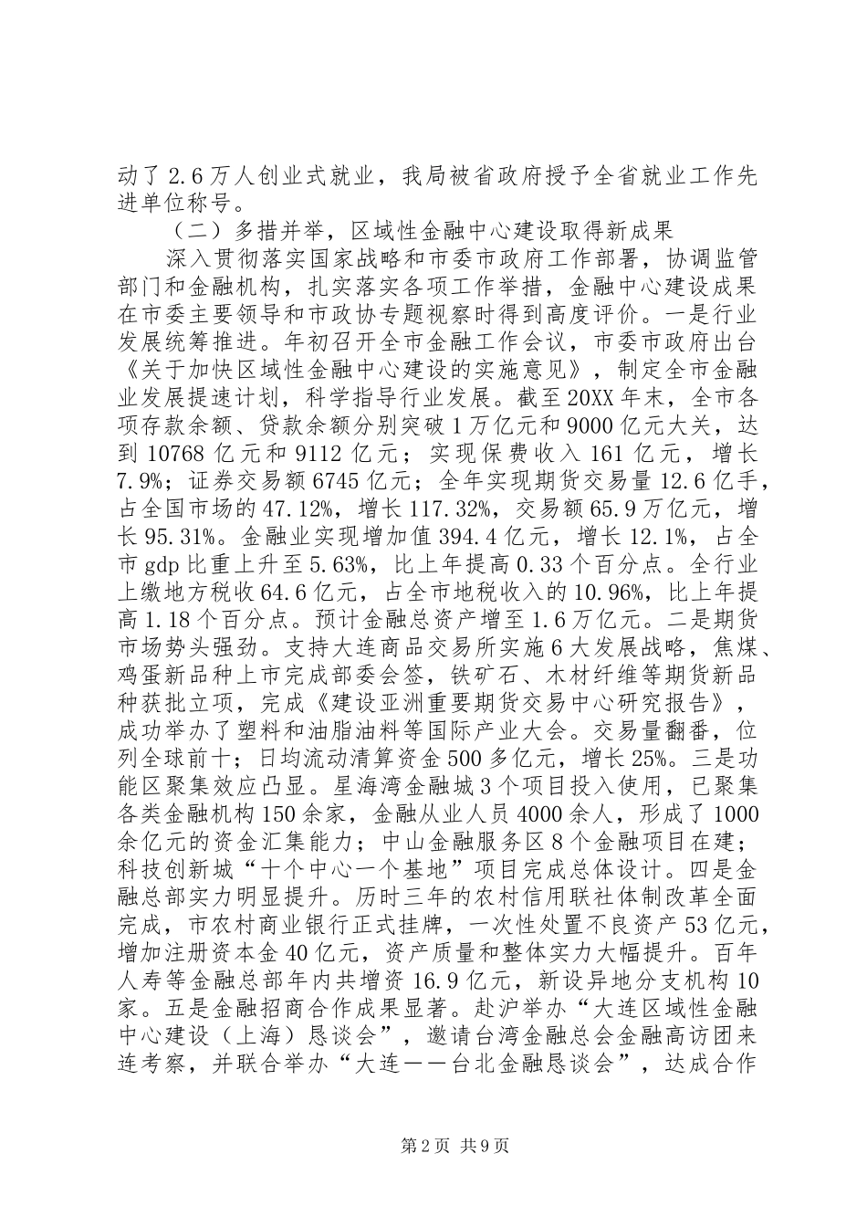 2024年市金融局工作报告_第2页