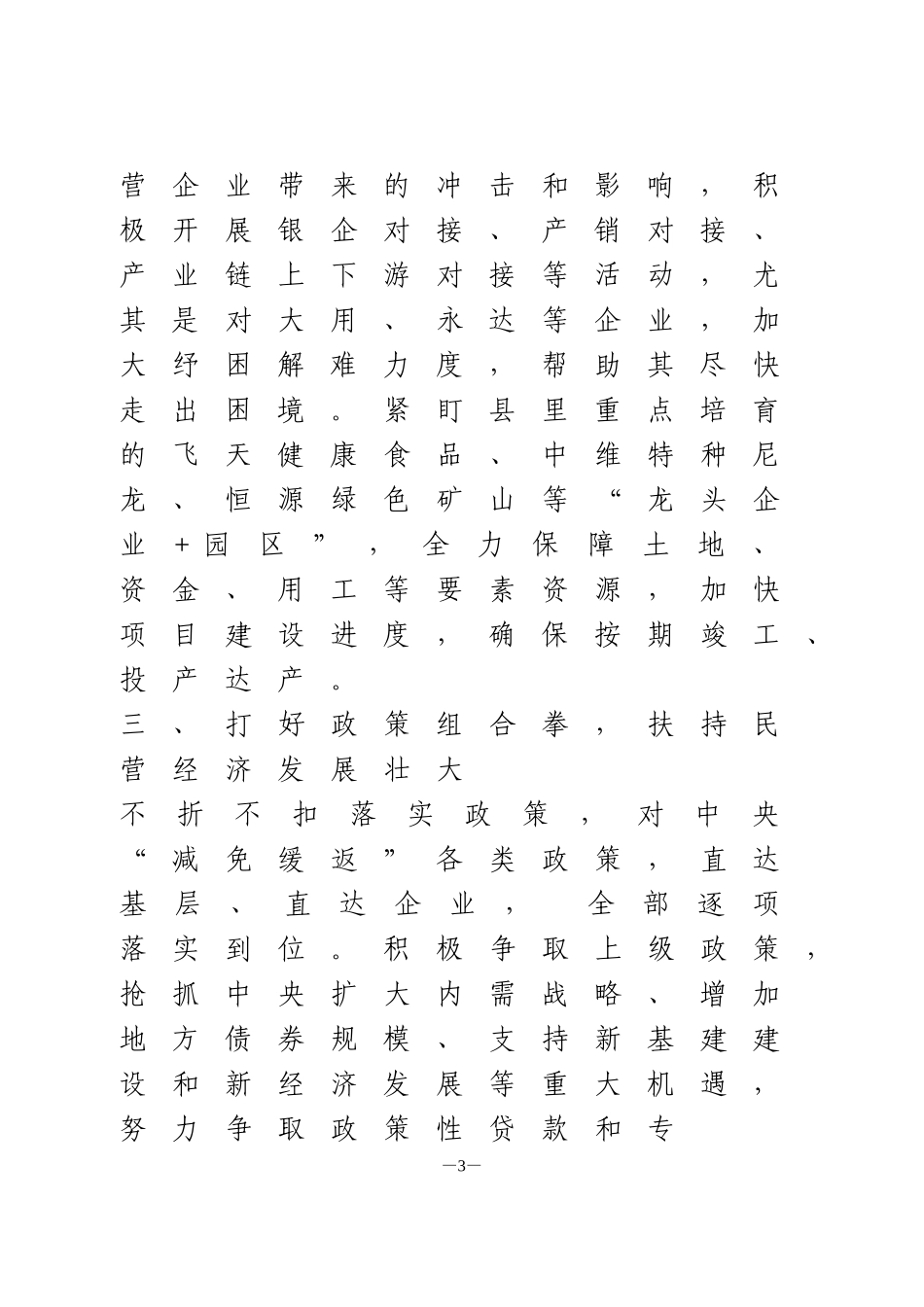 民营经济座谈会发言汇编9篇_第3页