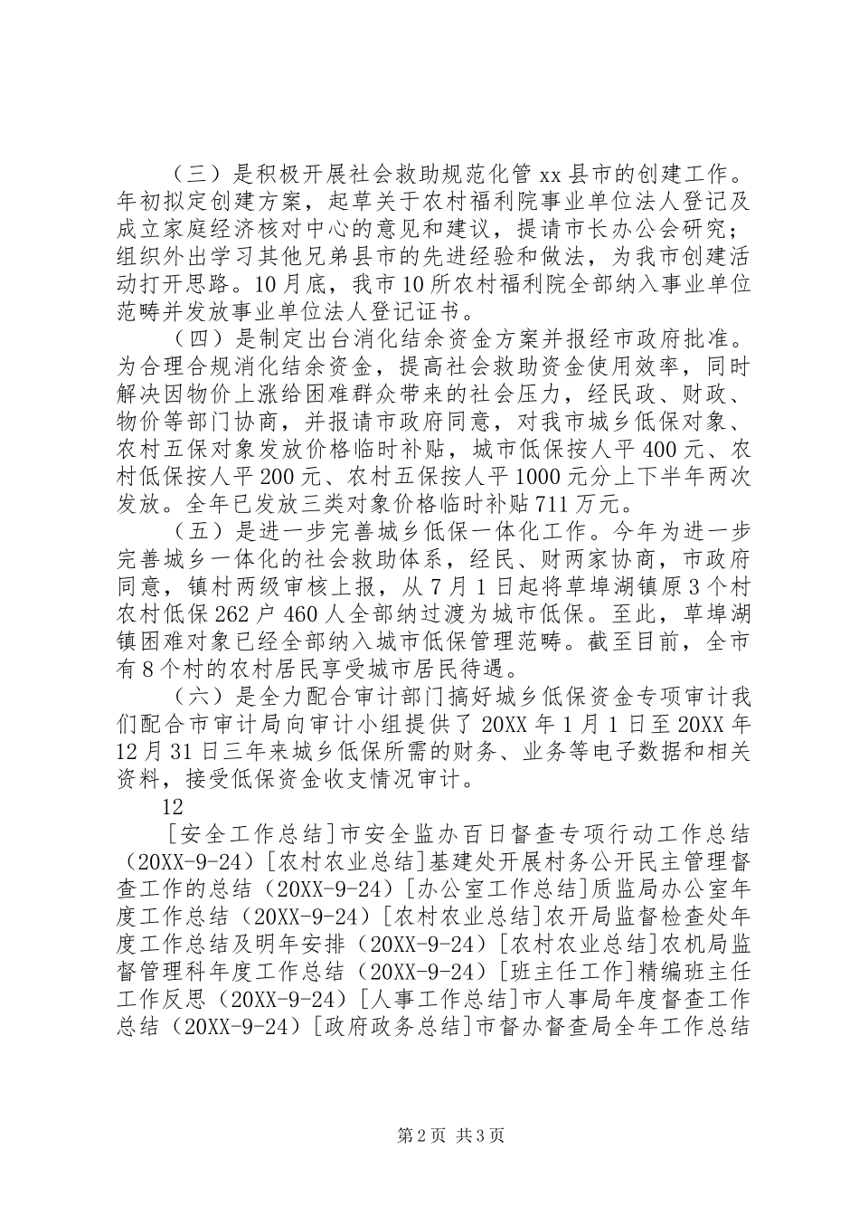 2024年市救助局全年工作总结_第2页