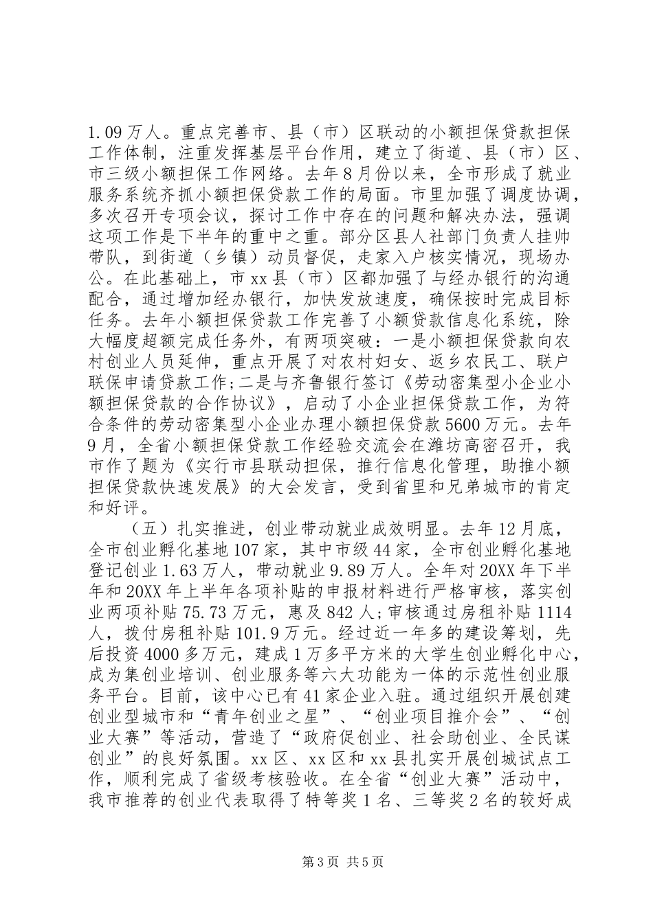 2024年市就业办工作总结_第3页