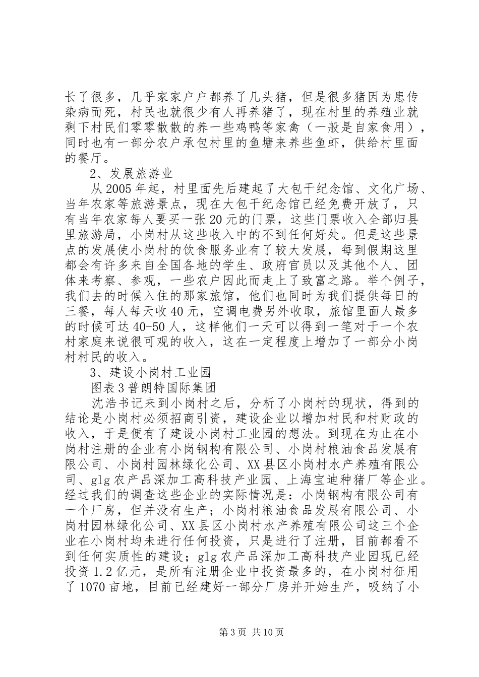 2024年实践材料小岗村调查_第3页
