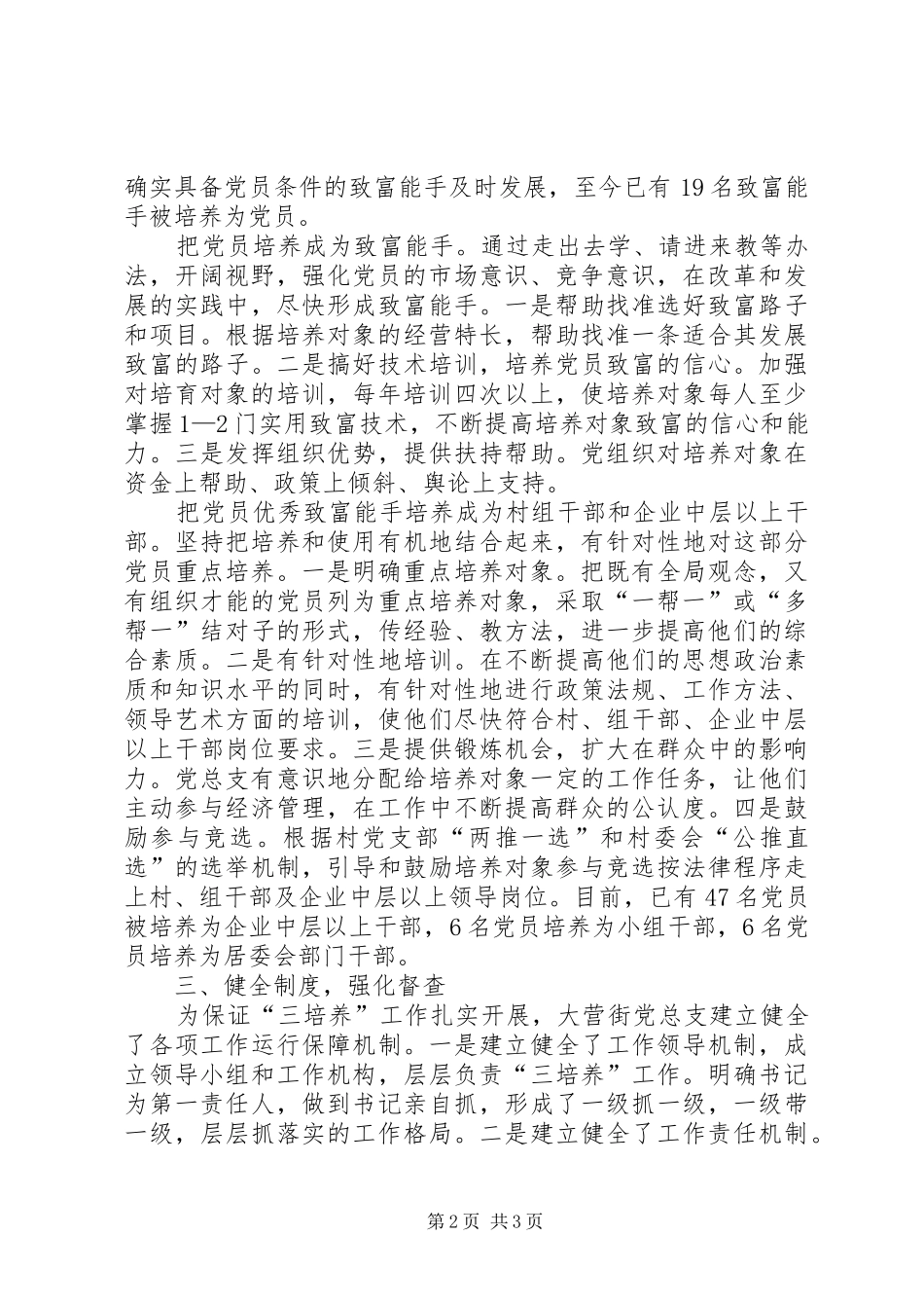 2024年实施地方先锋工程中全面推进三培养工作_第2页