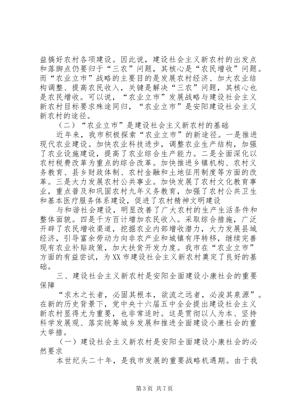 2024年实施农业立市战略建设社会主义新农村_第3页