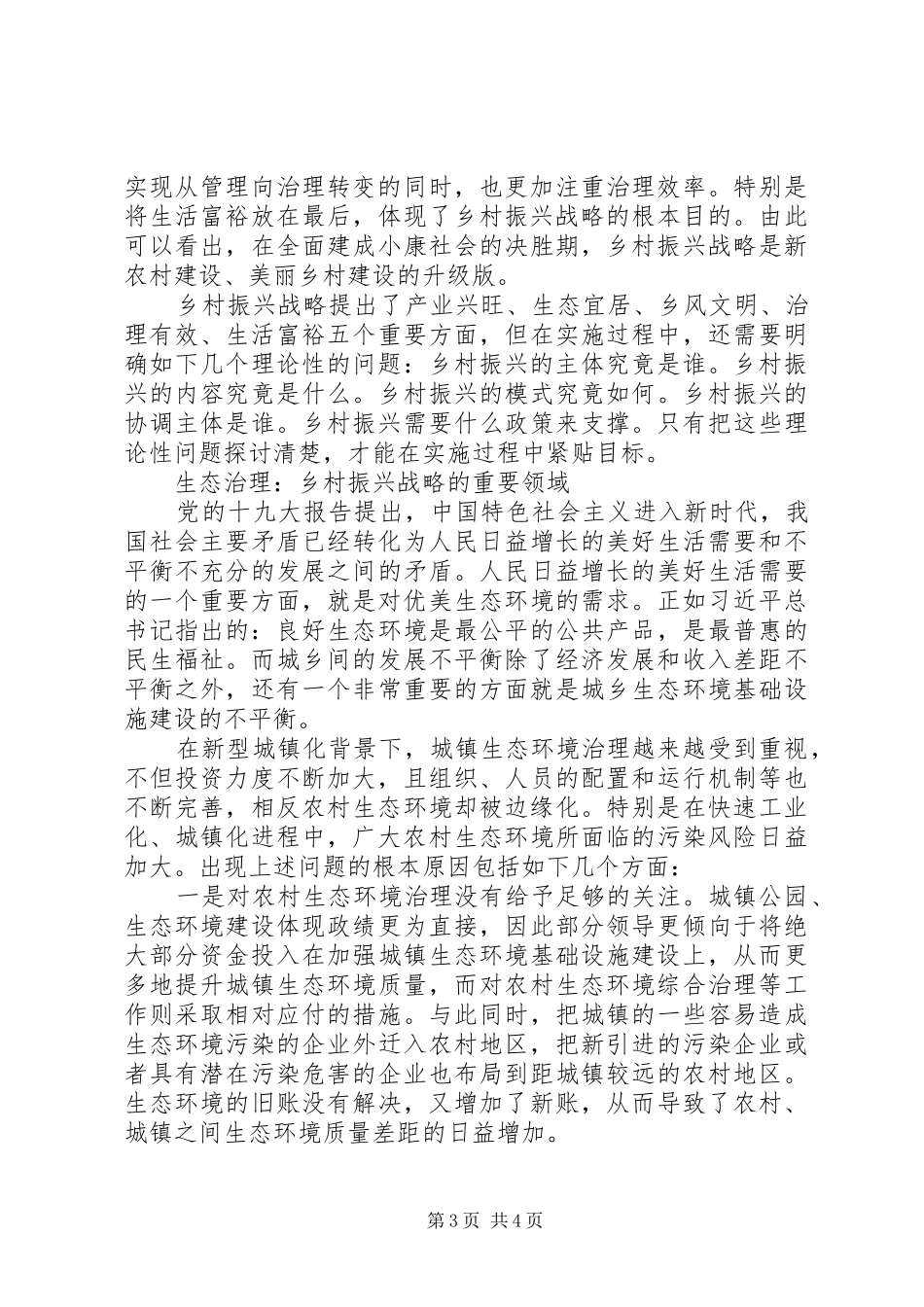 2024年实施乡村振兴战略的几点思考_第3页