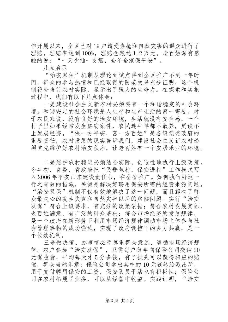 2024年实施治安双保建设长治久安的社会主义新农村_第3页