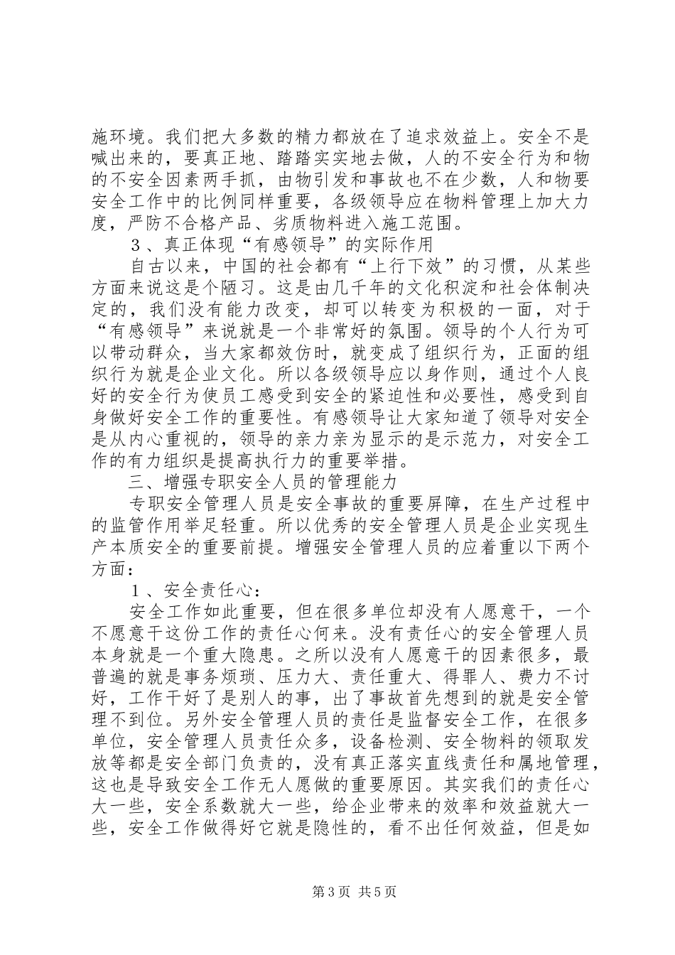 2024年实现生产本质安全调研报告_第3页
