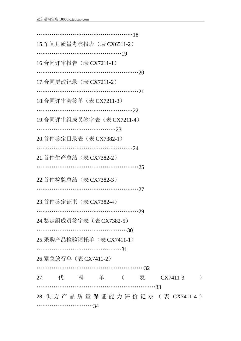 生产管理记录表格大全 108页_第3页