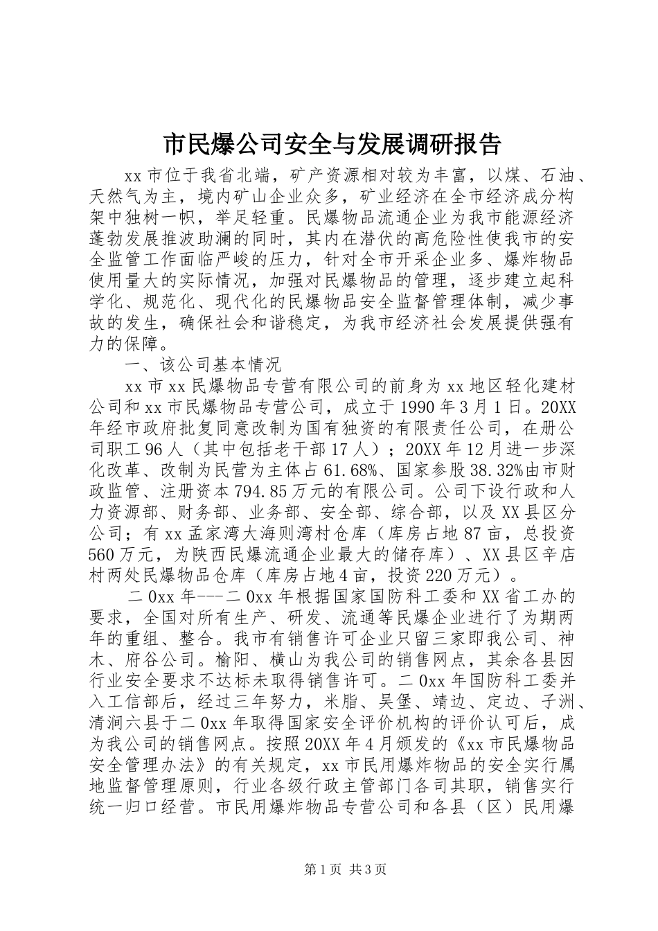 2024年市民爆公司安全与发展调研报告_第1页