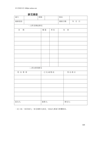 公司管理表格大全 38页