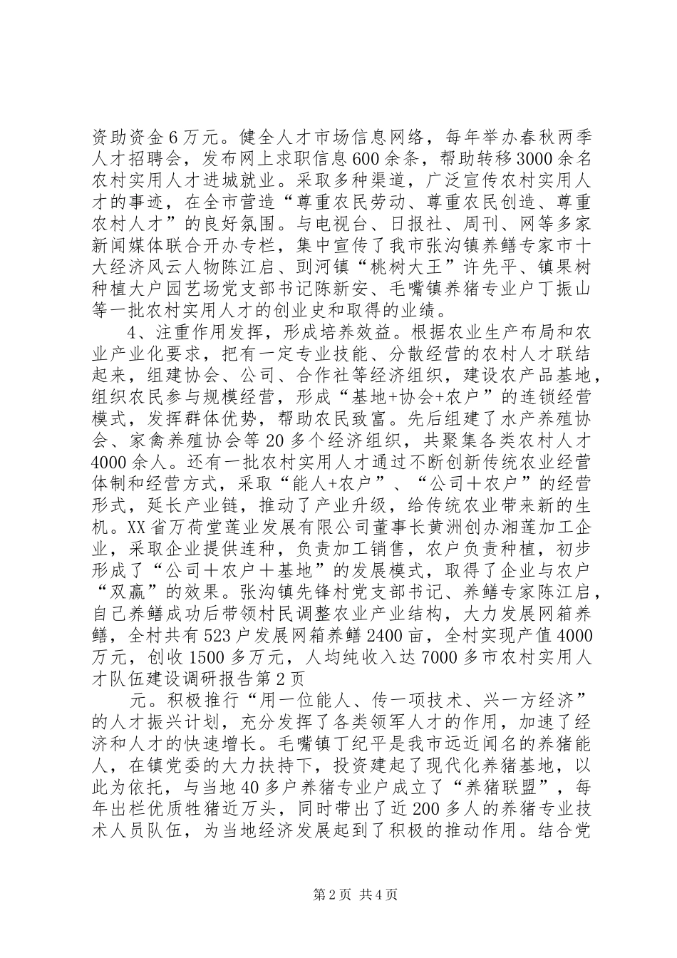 2024年市农村实用人才队伍建设调研报告_第2页