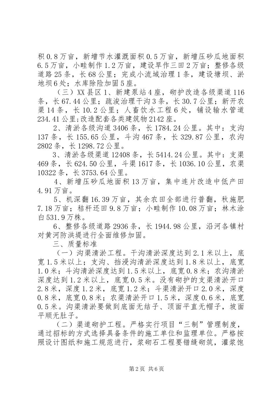 2024年市秋季农田水利基本建设实施方案_第2页