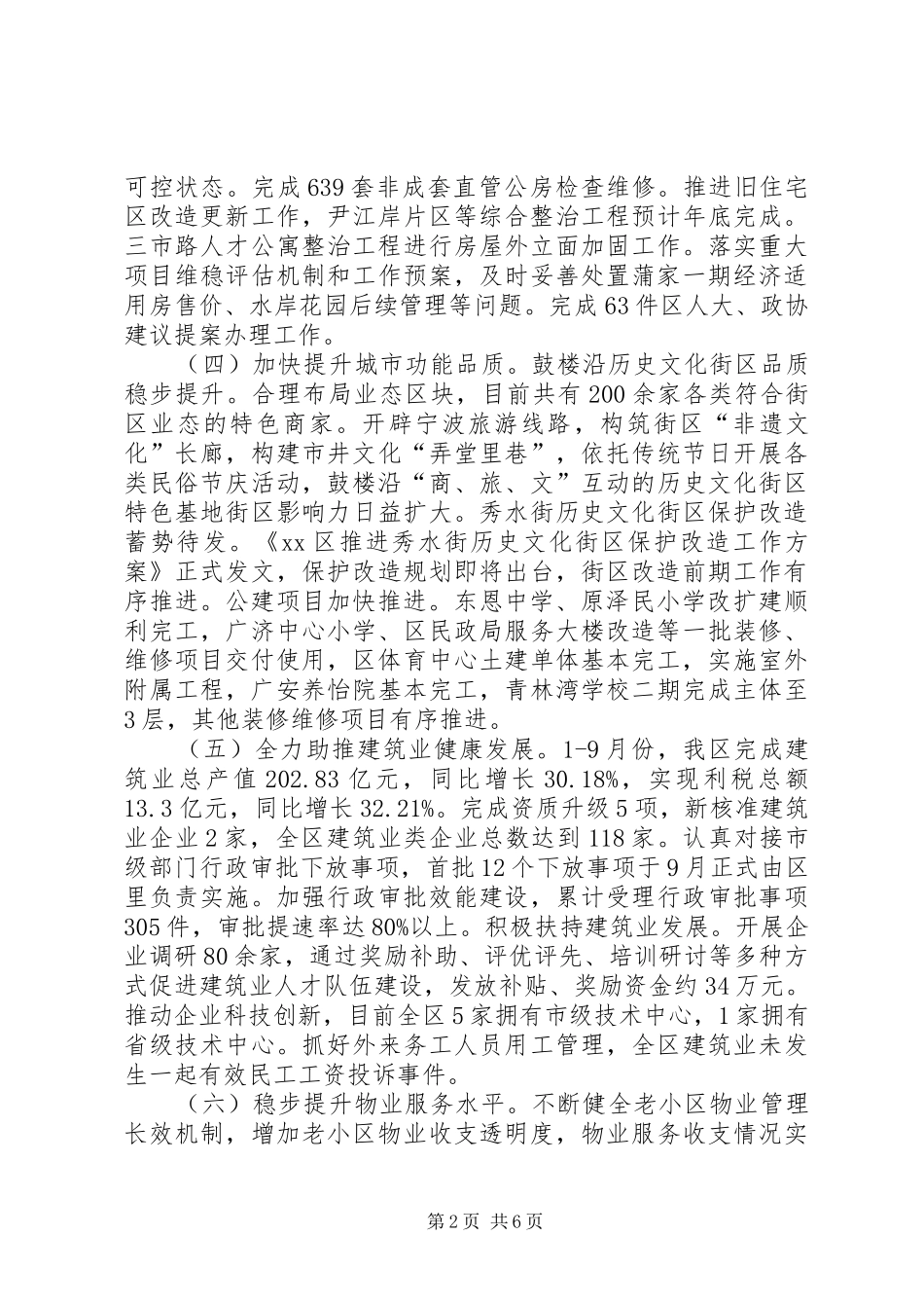 2024年市区住建局工作总结报告_第2页