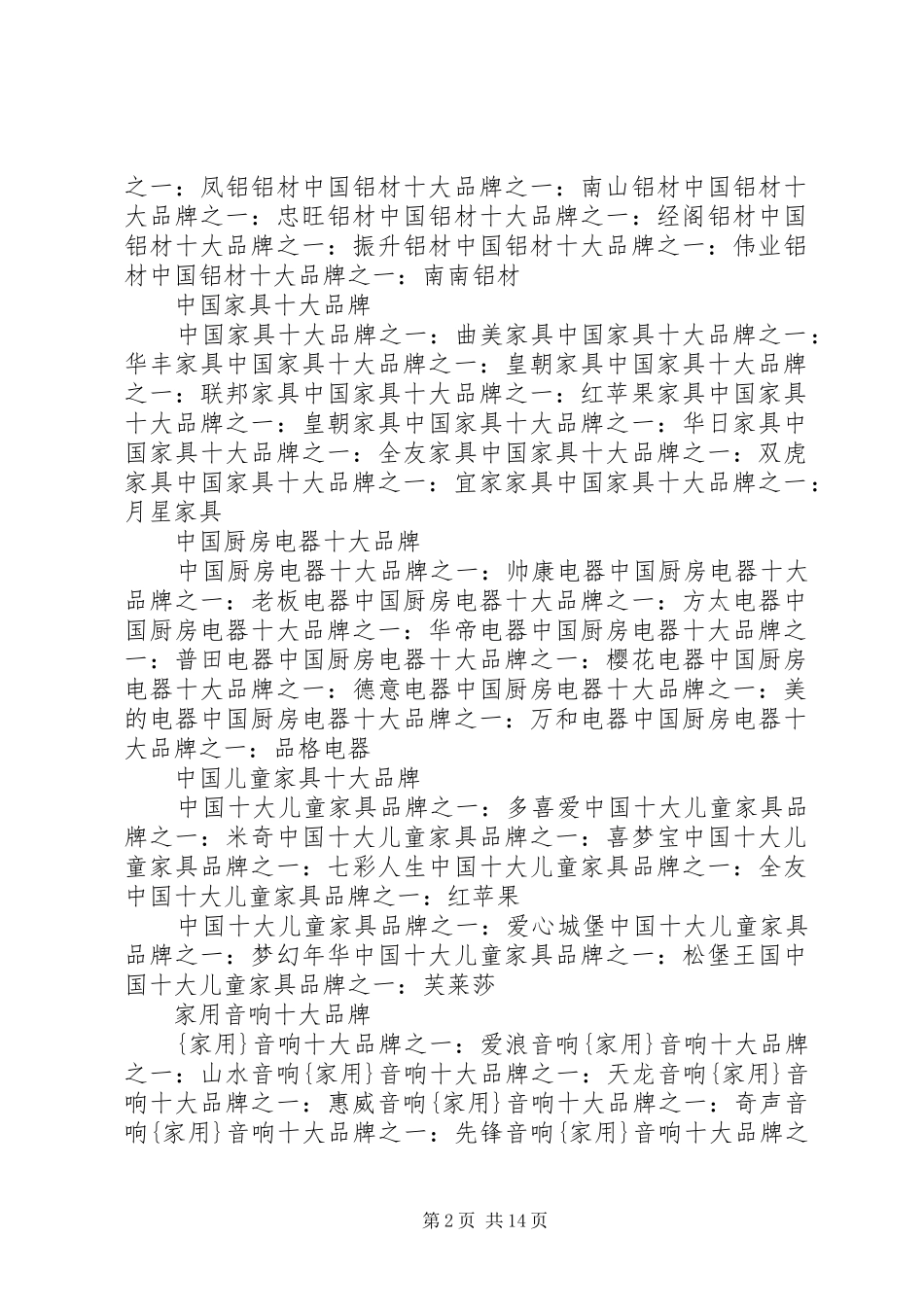 2024年木地板十大品牌_第2页