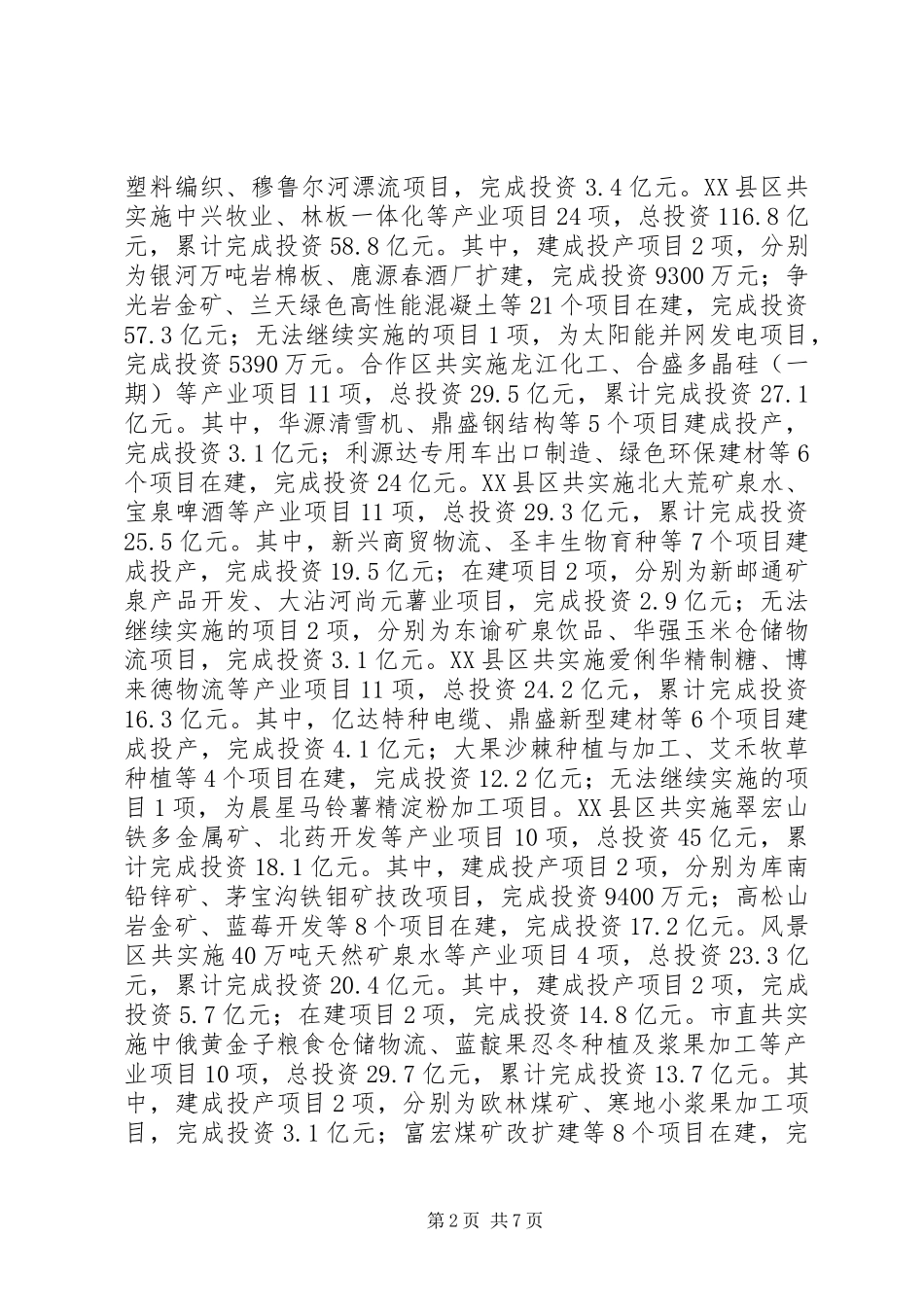 2024年市产业项目建设情况调研报告_第2页