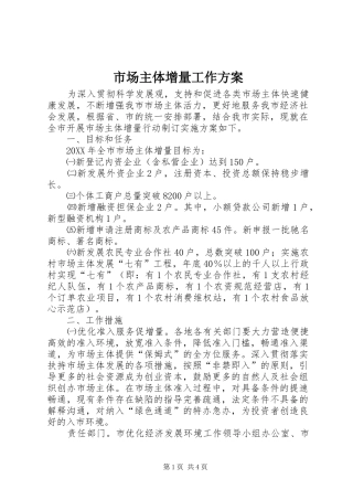 2024年市场主体增量工作方案