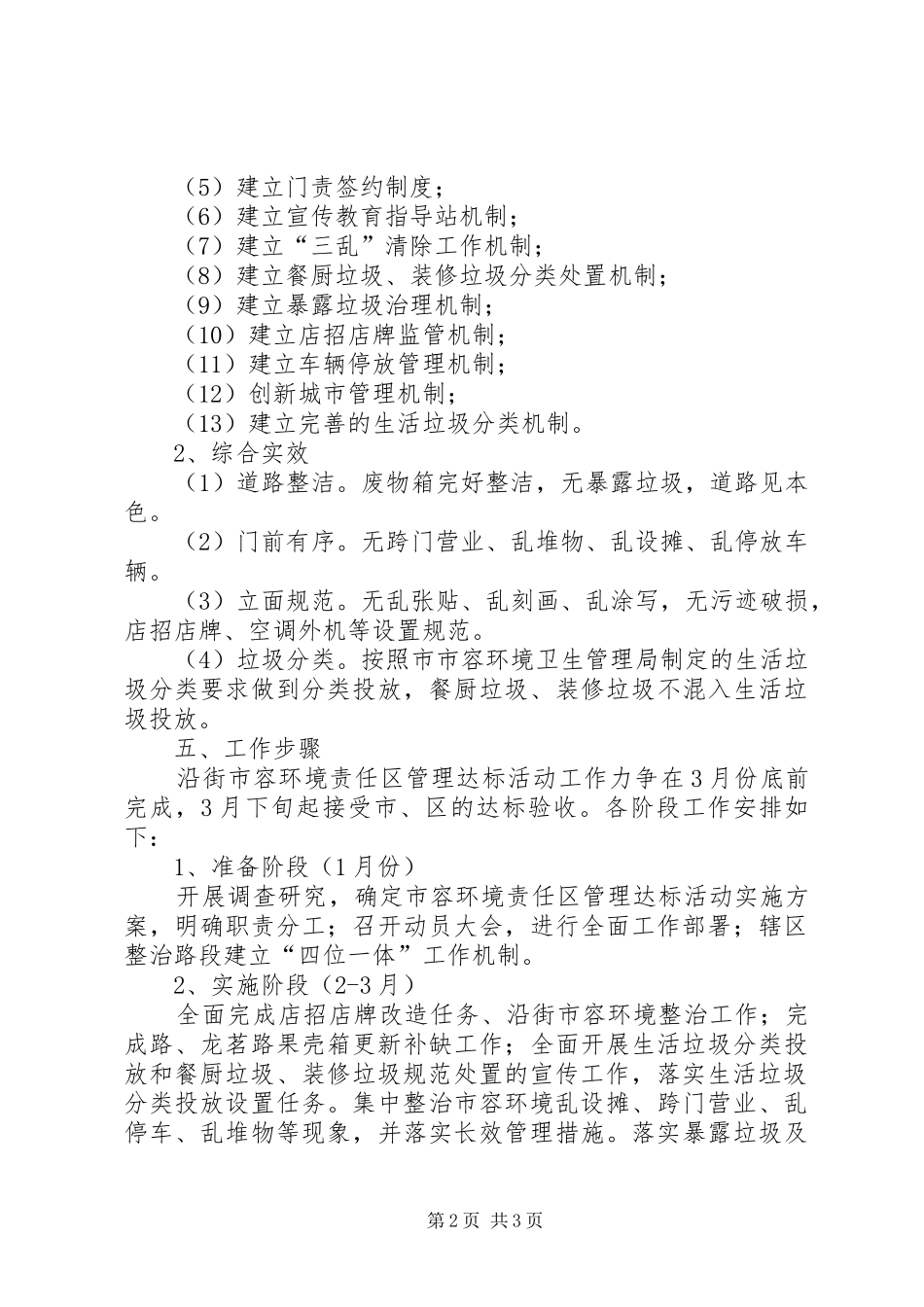2024年市容管理达标活动工作方案_第2页